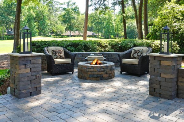 Fire Pit Installation in Post Falls