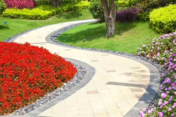 Garden Walkway Installation in Post Falls