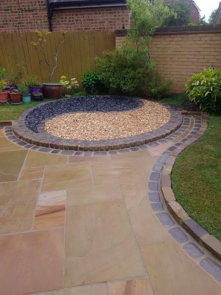 Sandstone Patio Installation in Post Falls